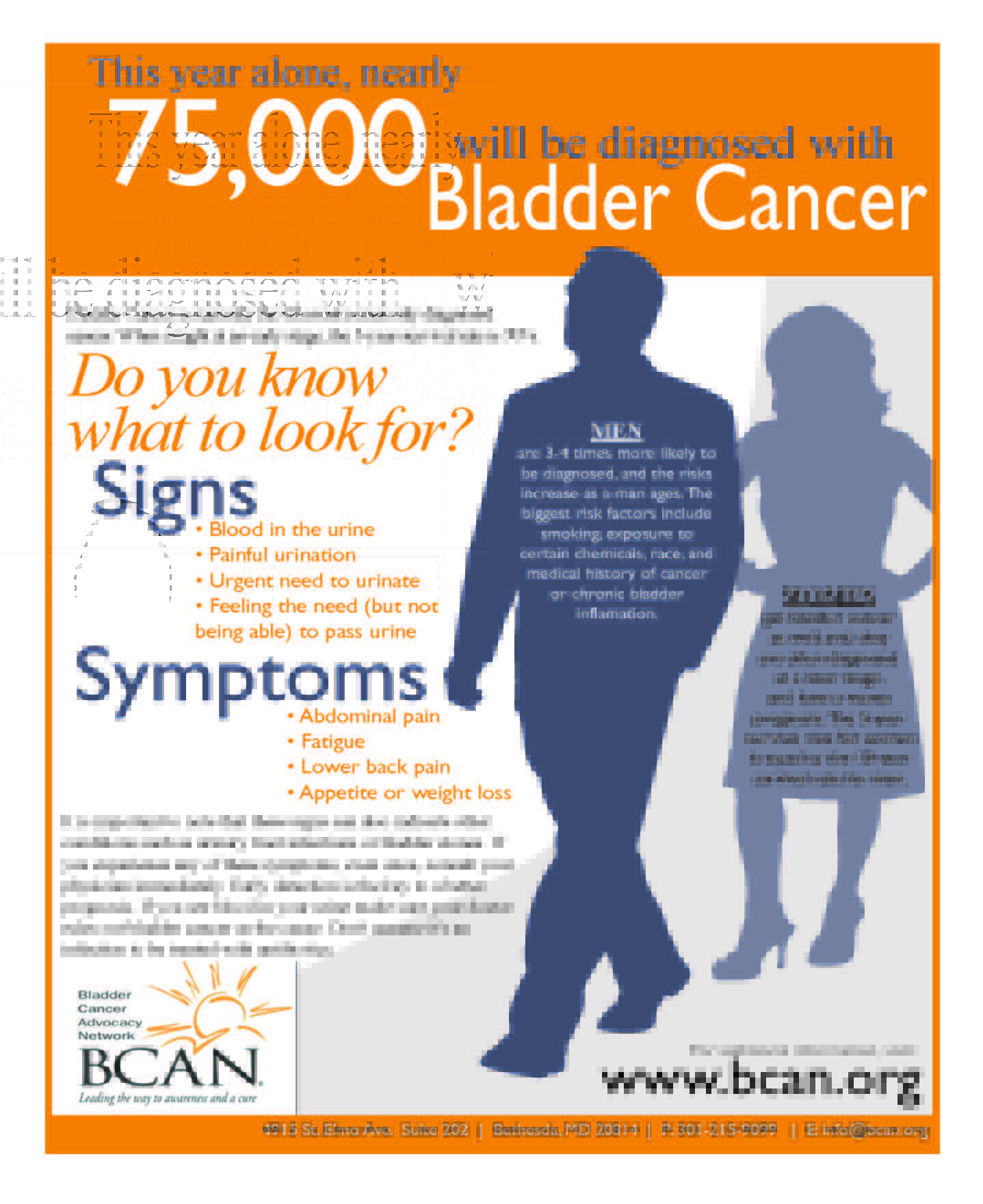 Cancer Symptoms: Cancer Of The Bladder Symptoms