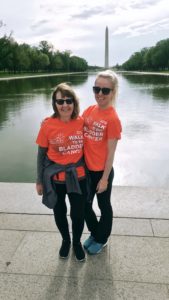 Kimberly and her mom at the 2018 Walk to End Bladder Cancer in Washington, DC.