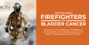 Firefighters are at an elevated risk of developing bladder cancer