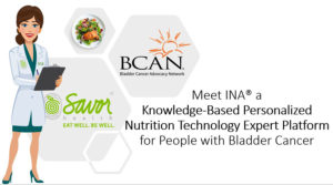 Ina, the nutrition assistant for bladder cancer patients