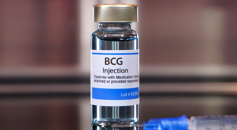 Vial of BCG injection protection coronavirus covid 19 disease – Bladder