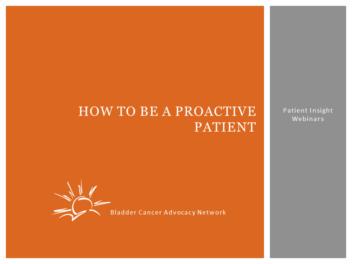 How to Be a Proactive Patient | BCAN Webinar