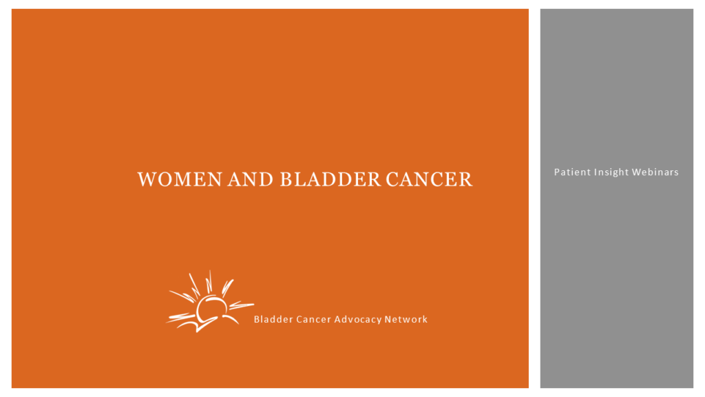 Realities of Women with Bladder Cancer