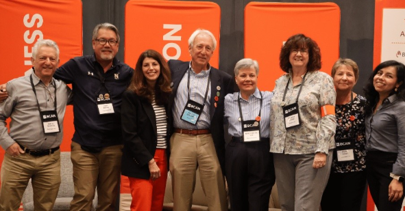 photo of Meri-Margaret Deoudes and patient advocates