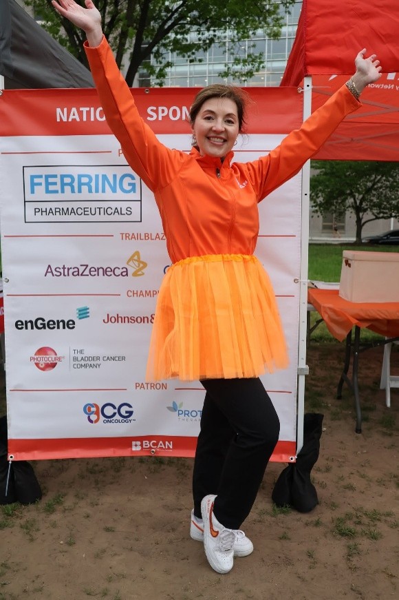 photo of Christina Todosow at the Walk to end bladder cancer 